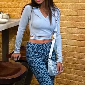 H&M Women’s Wrapover Long-Sleeve Top